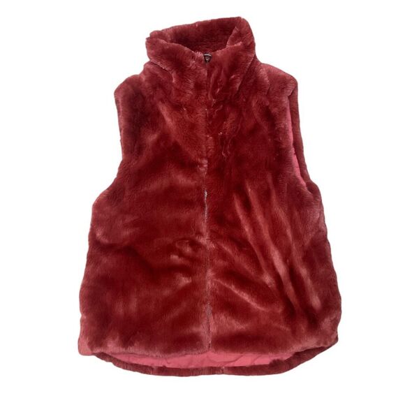 Dylan by True Grit Cozy Faux Fur Vest Sz: L - Picture 2 of 3